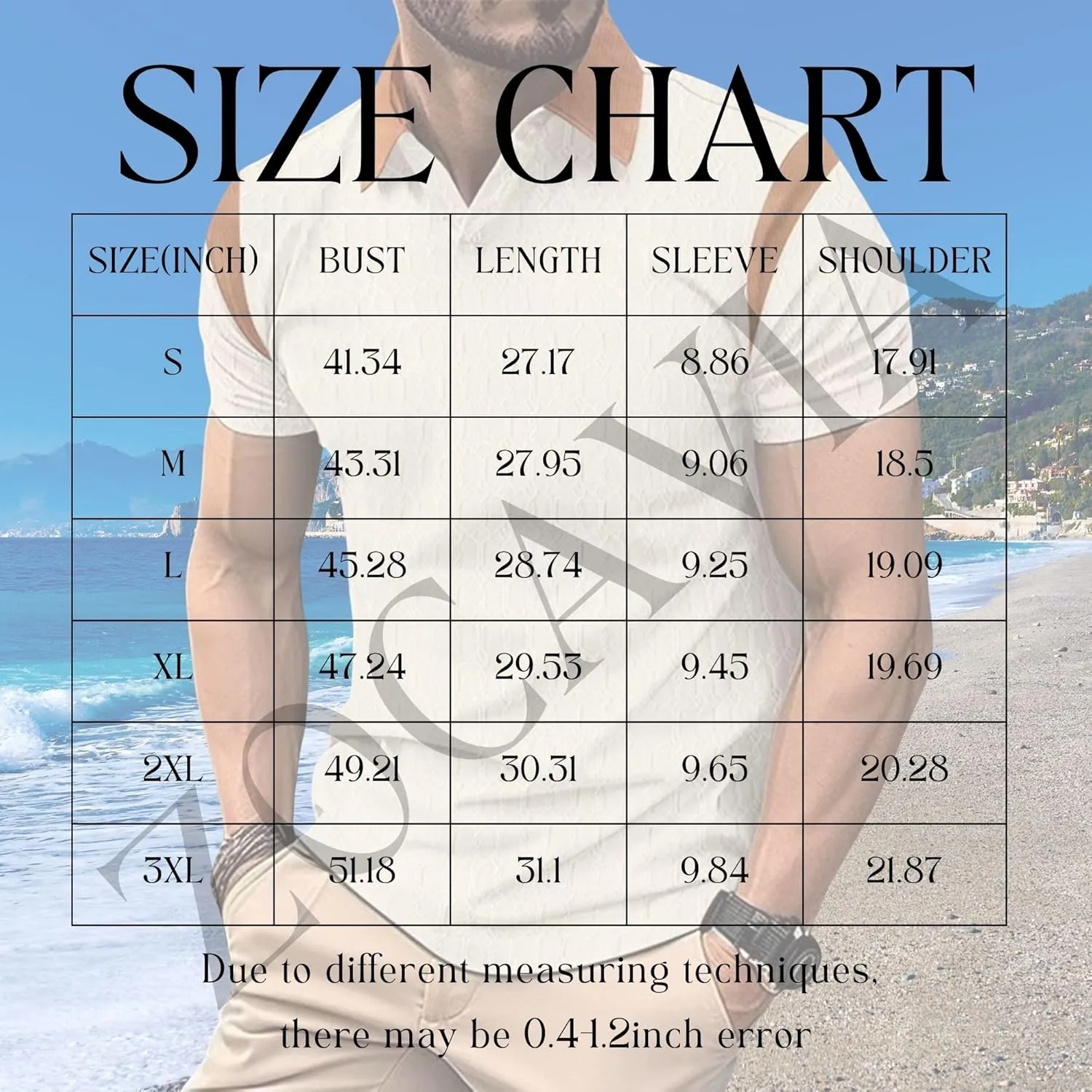 ZOCAVIA Men's Summer Shirts Casual Collared V Neck Short Sleeve Polo Shirts Fashion Solid Color Slim Fit Tops Daily